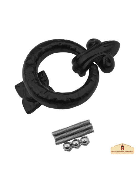 Heurto de porte médiéval avec anneau...