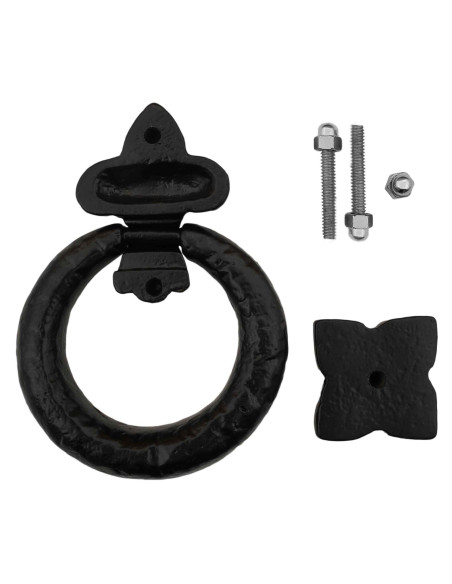 Heurto de porte médiéval avec anneau...