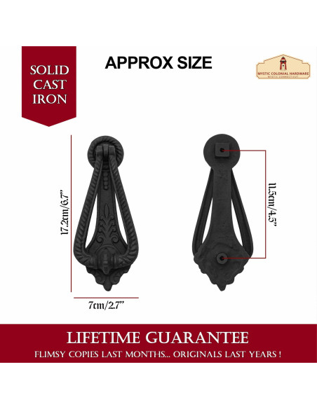 Heurto de porte médiéval avec anneau...