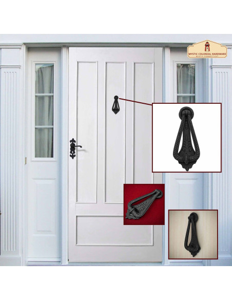 Heurto de porte médiéval avec anneau...