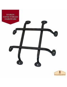 Grille de bar clandestin pour portes (27x29 cm.)