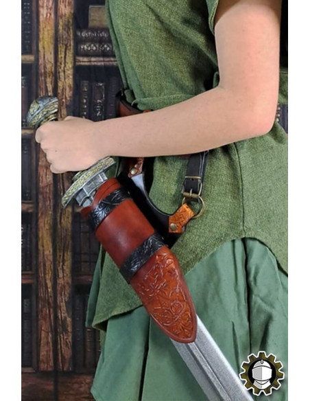 Tahalí médiéval Brian, main droite...