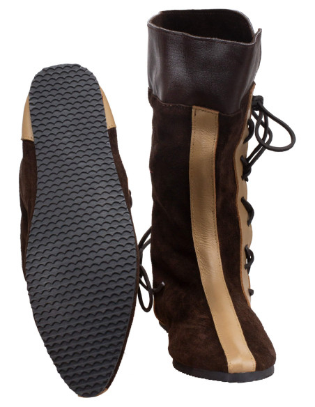 Bottes médiévales en cuir modèle...