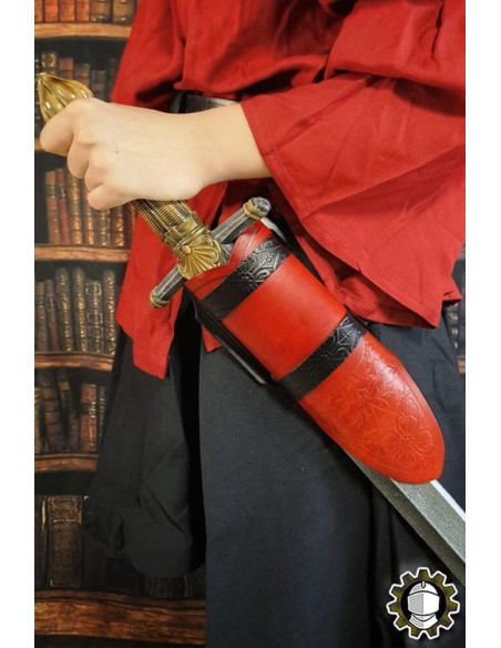 Tahalí médiéval Brian, main droite en...