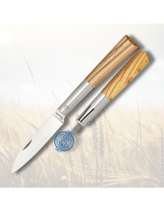 Couteau Albainox avec manche en bois zèbre (18,8 cm.)