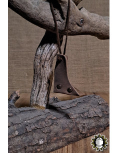 Housse en cuir pour épées, couleur marron