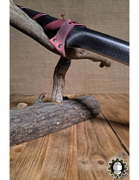 Housse en cuir pour épées, couleur rouge