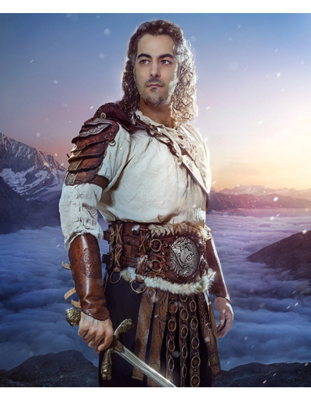 Épaulière Thor Barbare en marron (1...