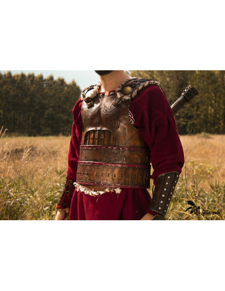Corselet viking en cuir modèle Varangian