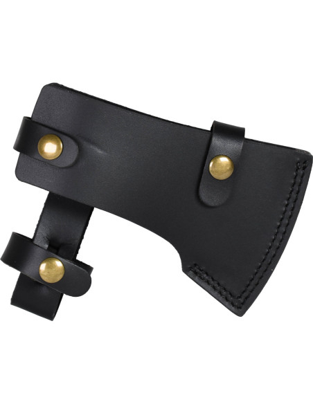 Hache lourde avec étui en cuir (43 cm)