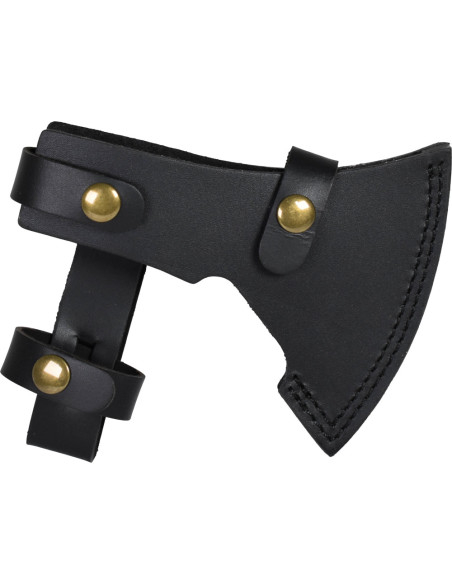 Hache lourde en acier avec étui en...