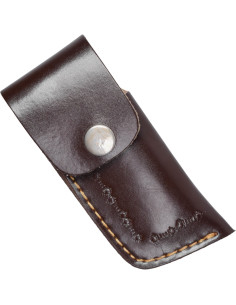 Couteau de poche avec étui en cuir (7 cm.) 2