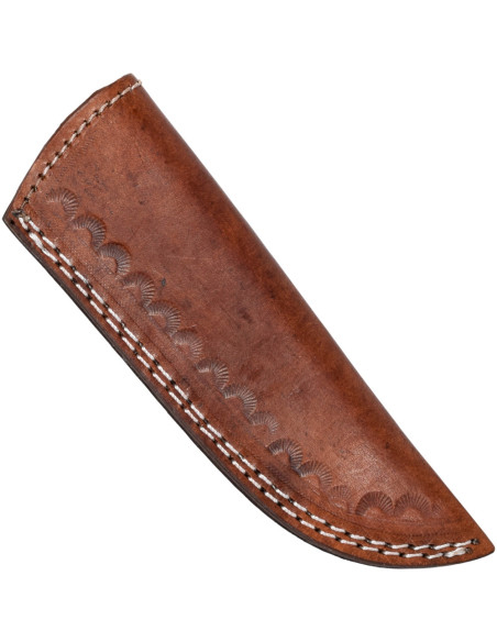 Couteau d'aventure avec étui en cuir...