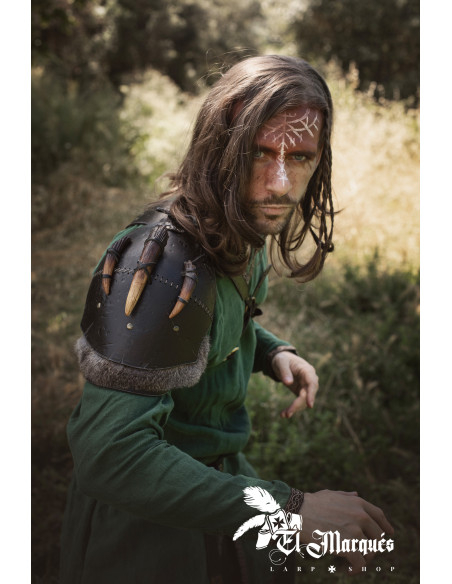 Épaulière en cuir petite modèle Berseker