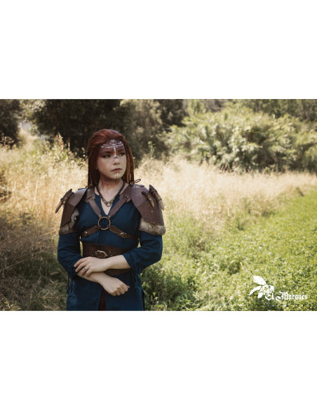 Épaulière en cuir petite modèle Berseker