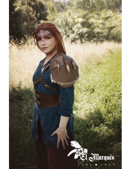 Épaulière en cuir petite modèle Berseker