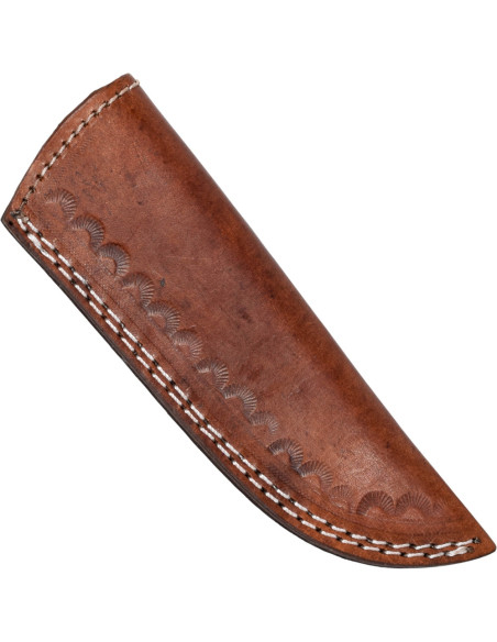 Couteau d'aventure avec étui en cuir...