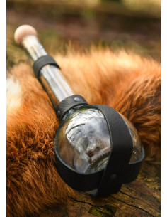 Bouteille en verre à long col avec sangle pour ceinture... 2