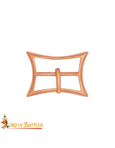 Boucle de ceinture médiévale en bronze moulé 2