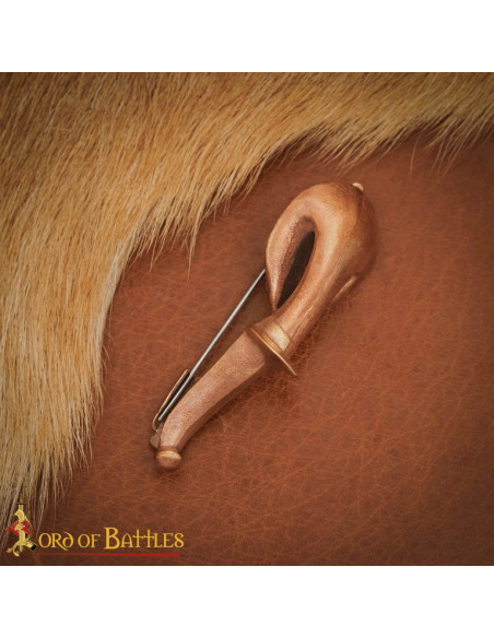 Fibule romaine en bronze : longueur...