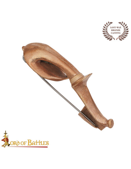 Fibule romaine en bronze : longueur...
