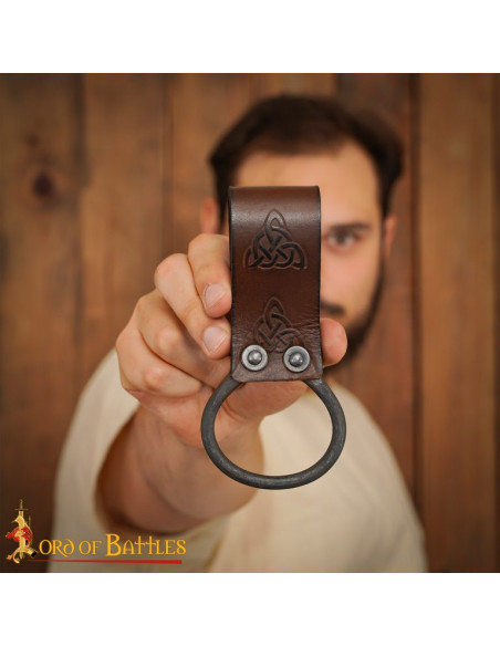 Tahalí celtique pour haches en cuir...