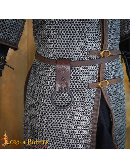 Tahalí celtique pour haches en cuir...