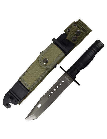 Couteau de survie avec étui (30,7 cm.)