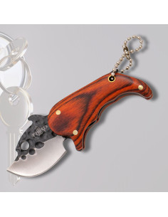 Couteau porte-clés Third K2481, lame en acier 420