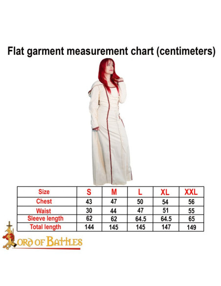 Robe de sorcière médiévale à capuche,...