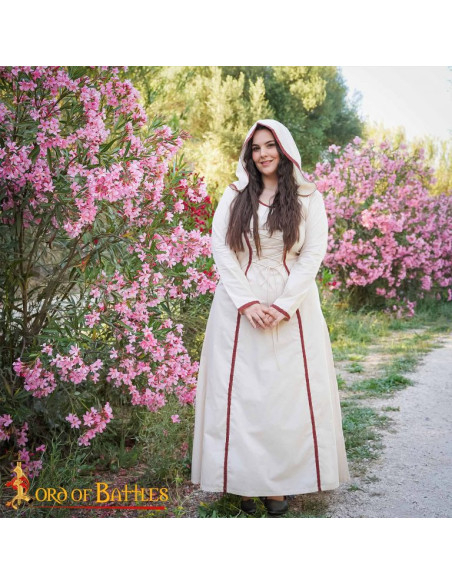 Robe de sorcière médiévale à capuche,...