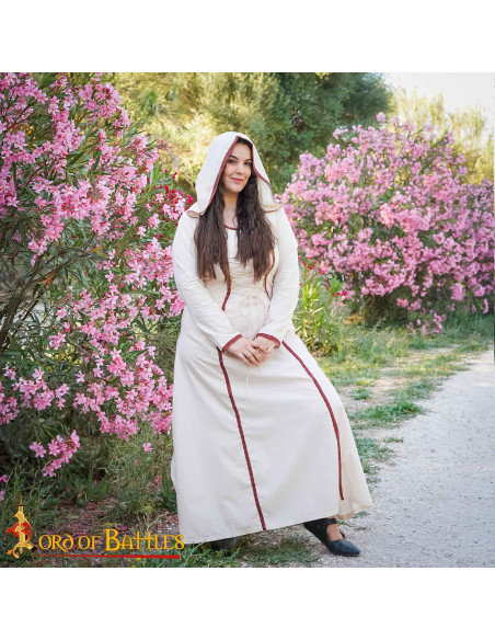 Robe de sorcière médiévale à capuche,...