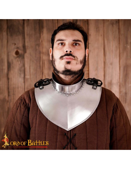 Gorgerin de chevalier médiéval,...