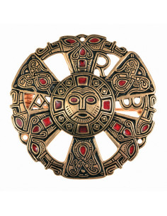 Broche médiéval en bronze de Limons, France