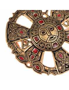 Broche médiéval en bronze de Limons, France 2