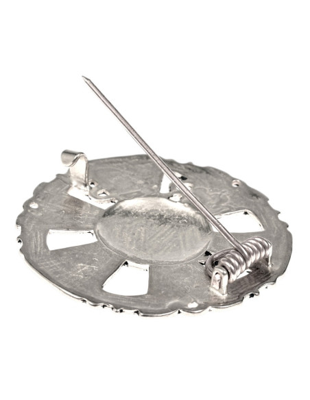 Broche médiéval en bronze de Limons,...