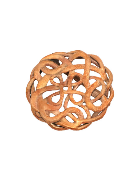 Boucle celtique en bronze massif pour...