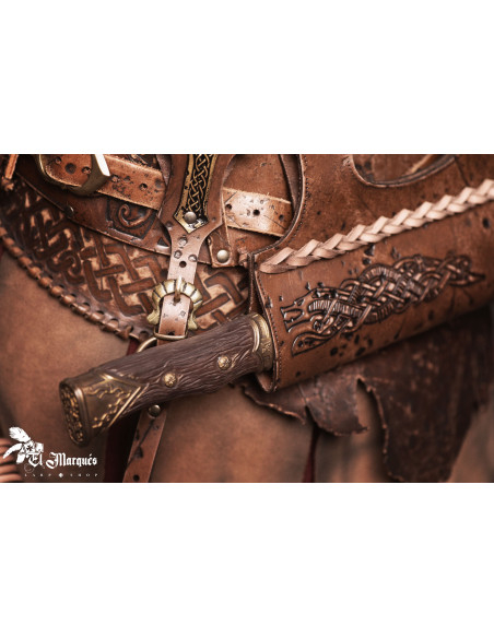 Étui en cuir Baldur pour couteaux Seax