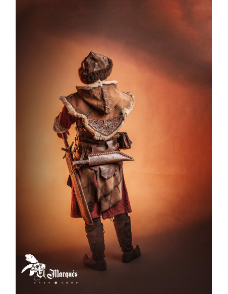 Étui en cuir Baldur pour couteaux Seax