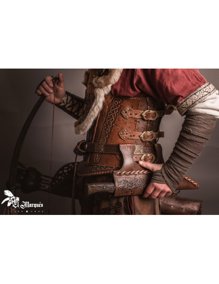 Étui en cuir Baldur pour couteaux Seax