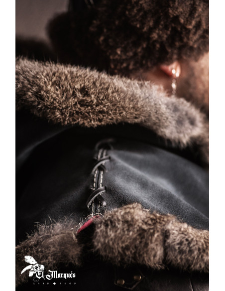 Capuche et couvre-épaules viking Baldur