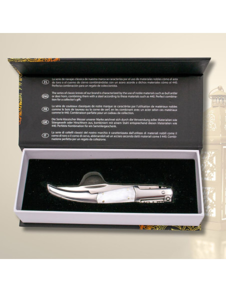 Couteau à ressort série Perla avec...