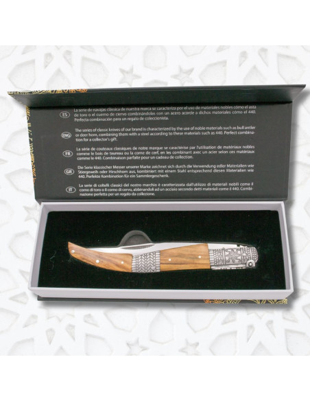 Navaja de carraca Série Soie Ambre