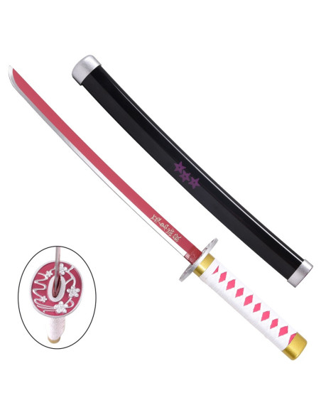 Mini Katana Kanao Tsuyuri, lame en...