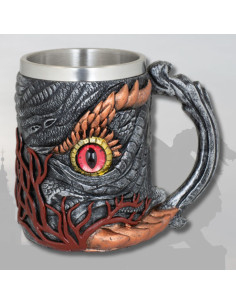 Tasse en résine Œil de Dragon (12,5 cm.)