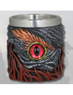 Vaso chupito de résine Œil de Dragon (6 cm.)