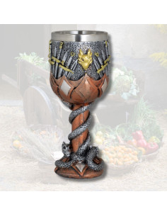 Coupe en résine Épées variées (18 cm.)