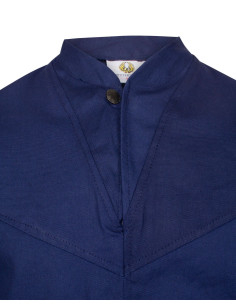 Tunique médiévale en coton modèle Arantir, couleur bleue 2