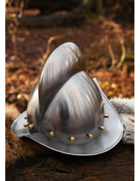 Casque Morion allemand médiéval, XVIe...