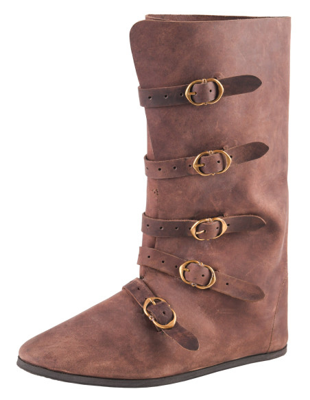 Bottes médiévales hautes avec...